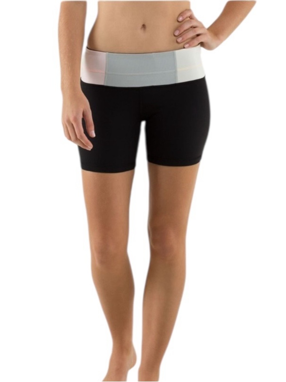 Lululemon Reverse Groove Short in Black / Quilt 17 Fall 2013